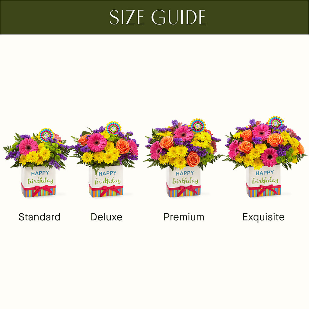 Birthday Brights Bouquet – Genoveva Rodriguez Flower Shop, San Benito TX