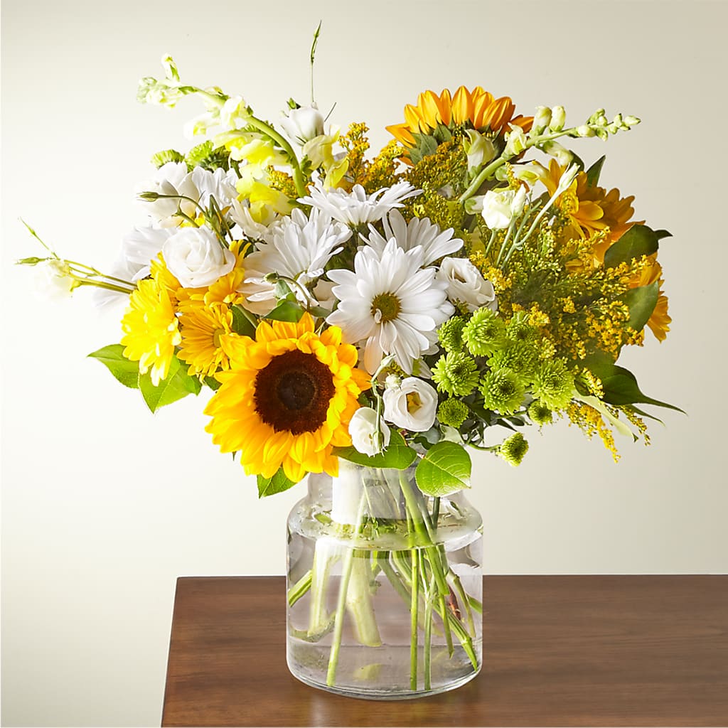 Hello Sunshine Bouquet – Genoveva Rodriguez Flower Shop, San Benito TX