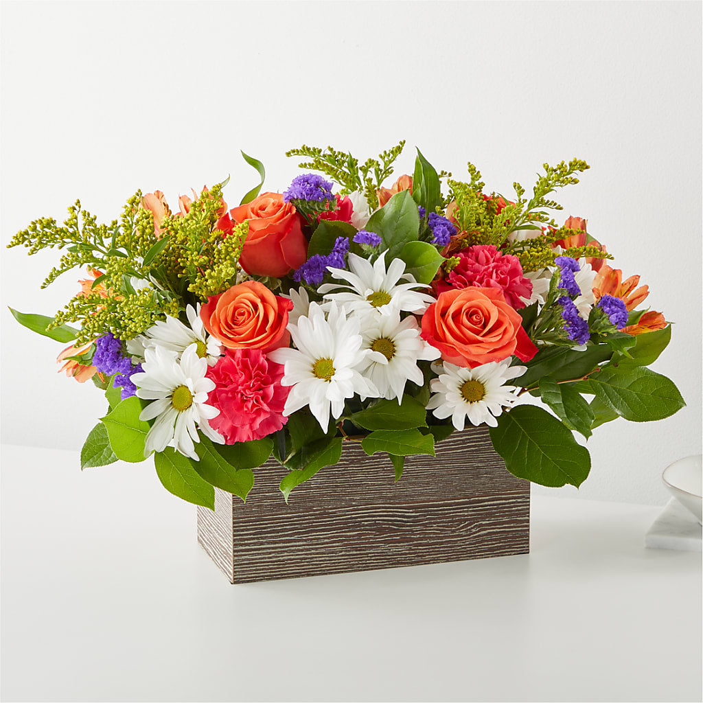 Oopsie Daisy Box Bouquet – Genoveva Rodriguez Flower Shop, San Benito TX