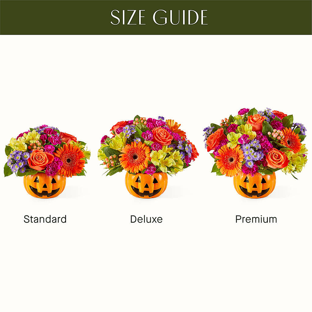 Tricks & Treats Pumpkin – Genoveva Rodriguez Flower Shop, San Benito TX