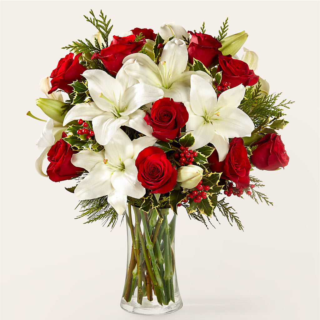 Sparkling Snowflakes Bouquet – Genoveva Rodriguez Flower Shop, San Benito TX