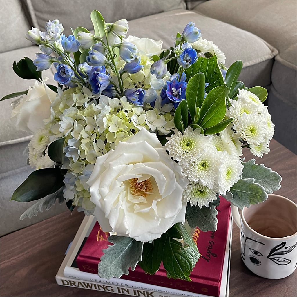 Clear Skies Bouquet – Genoveva Rodriguez Flower Shop, San Benito TX