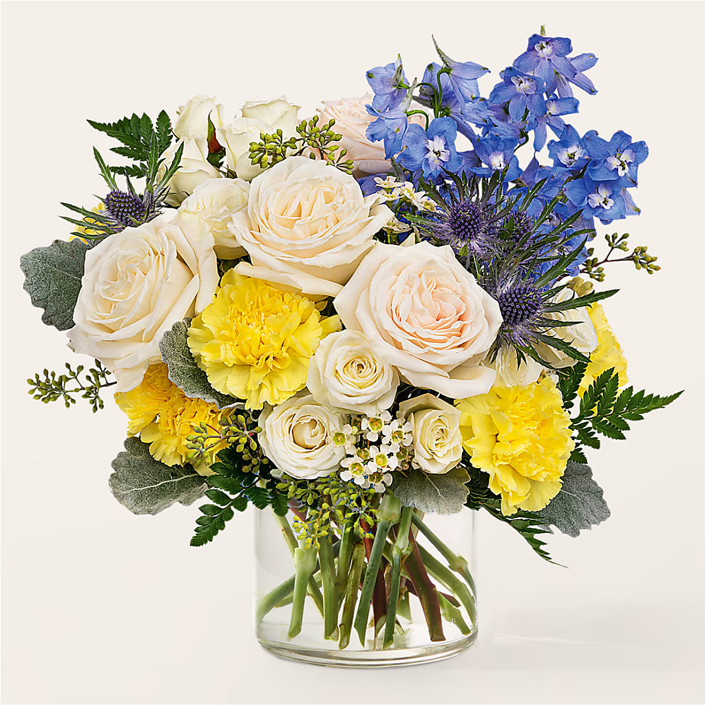 Lemon Sorbet Bouquet – Genoveva Rodriguez Flower Shop, San Benito TX
