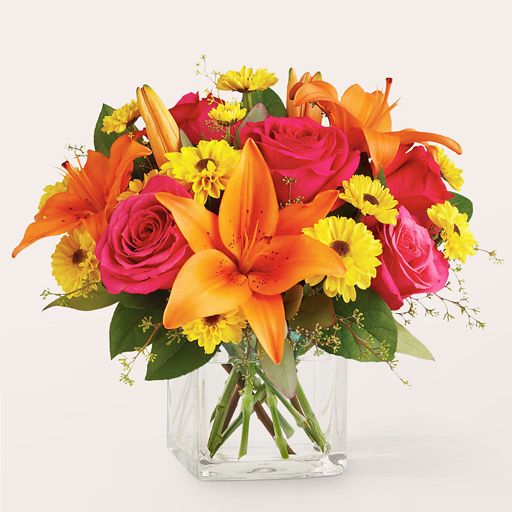 Neon Lights Bouquet – Genoveva Rodriguez Flower Shop, San Benito TX