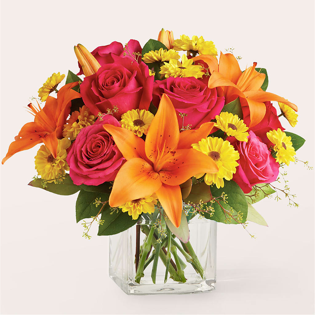 Neon Lights Bouquet – Genoveva Rodriguez Flower Shop, San Benito TX