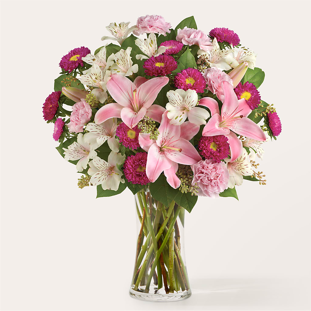 Feeling Fuchsia Bouquet – Genoveva Rodriguez Flower Shop, San Benito TX