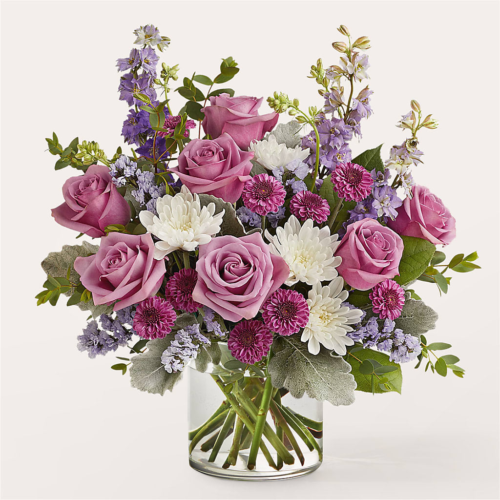 Violet Frost Bouquet – Genoveva Rodriguez Flower Shop, San Benito TX