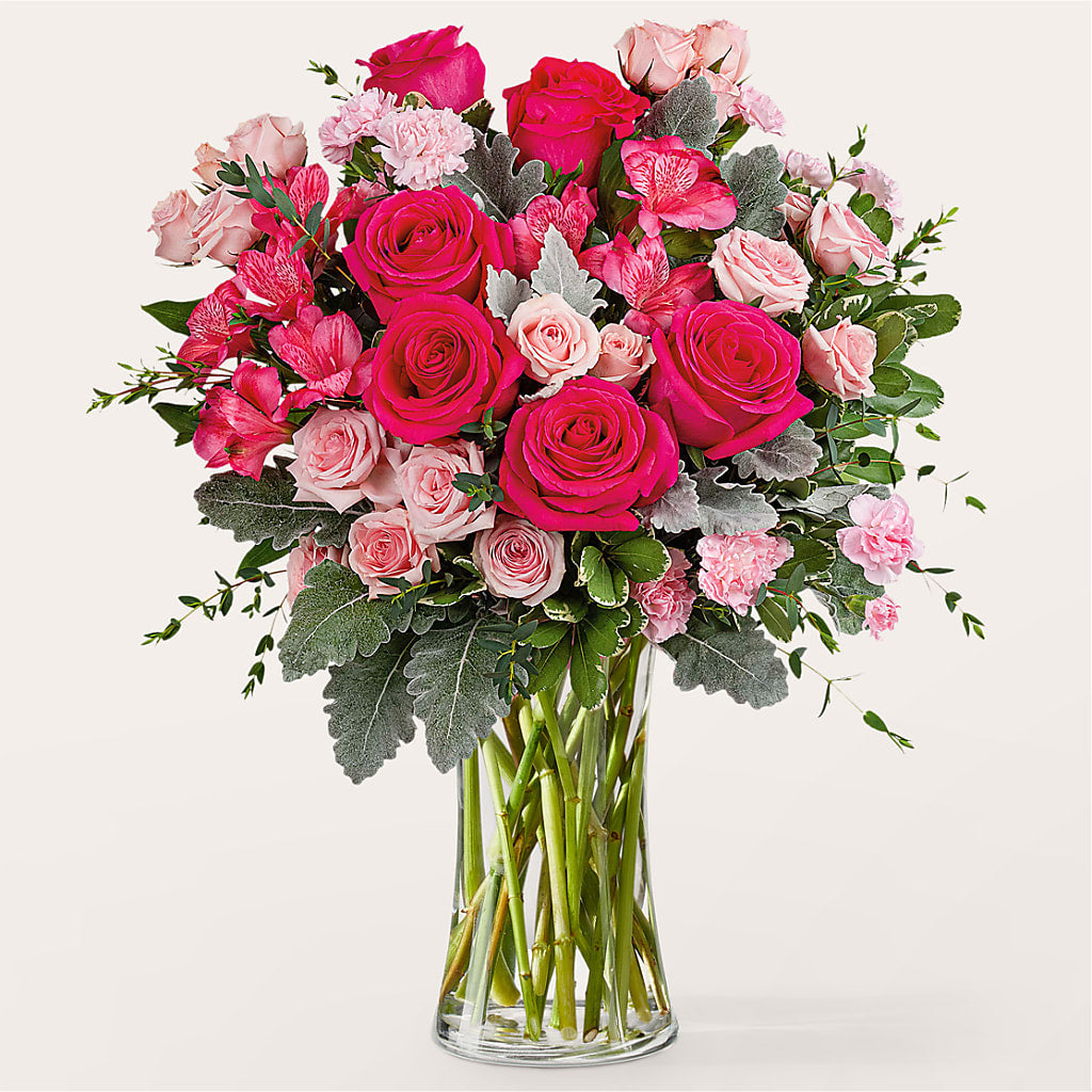 Tickled Pink Bouquet – Genoveva Rodriguez Flower Shop, San Benito TX