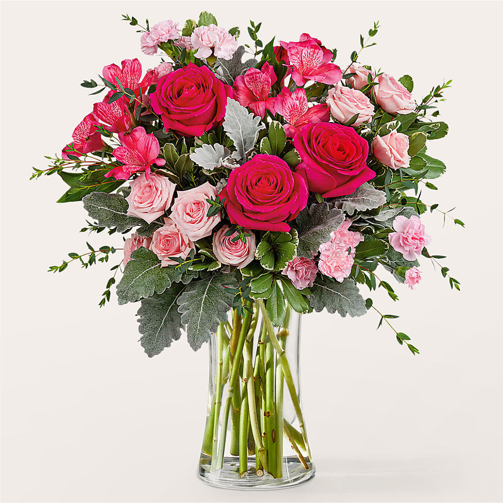 Tickled Pink Bouquet – Genoveva Rodriguez Flower Shop, San Benito TX