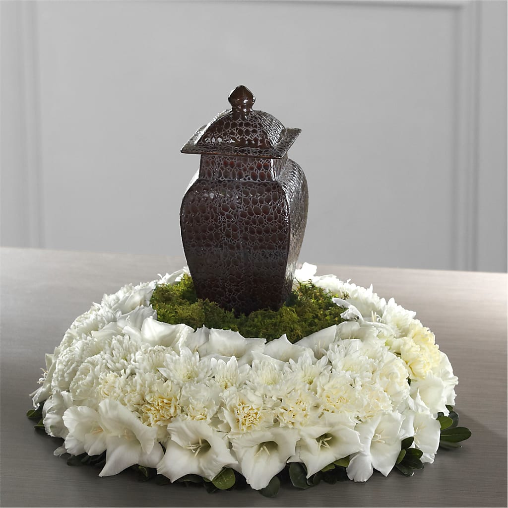 Encircling Grace Arrangement – Genoveva Rodriguez Flower Shop, San Benito TX