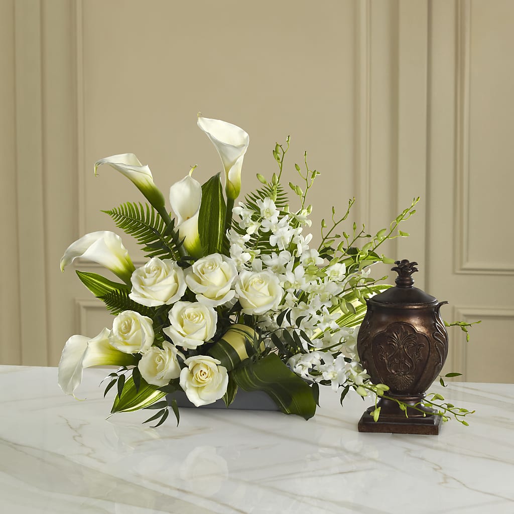 At Peace Arrangement – Genoveva Rodriguez Flower Shop, San Benito TX