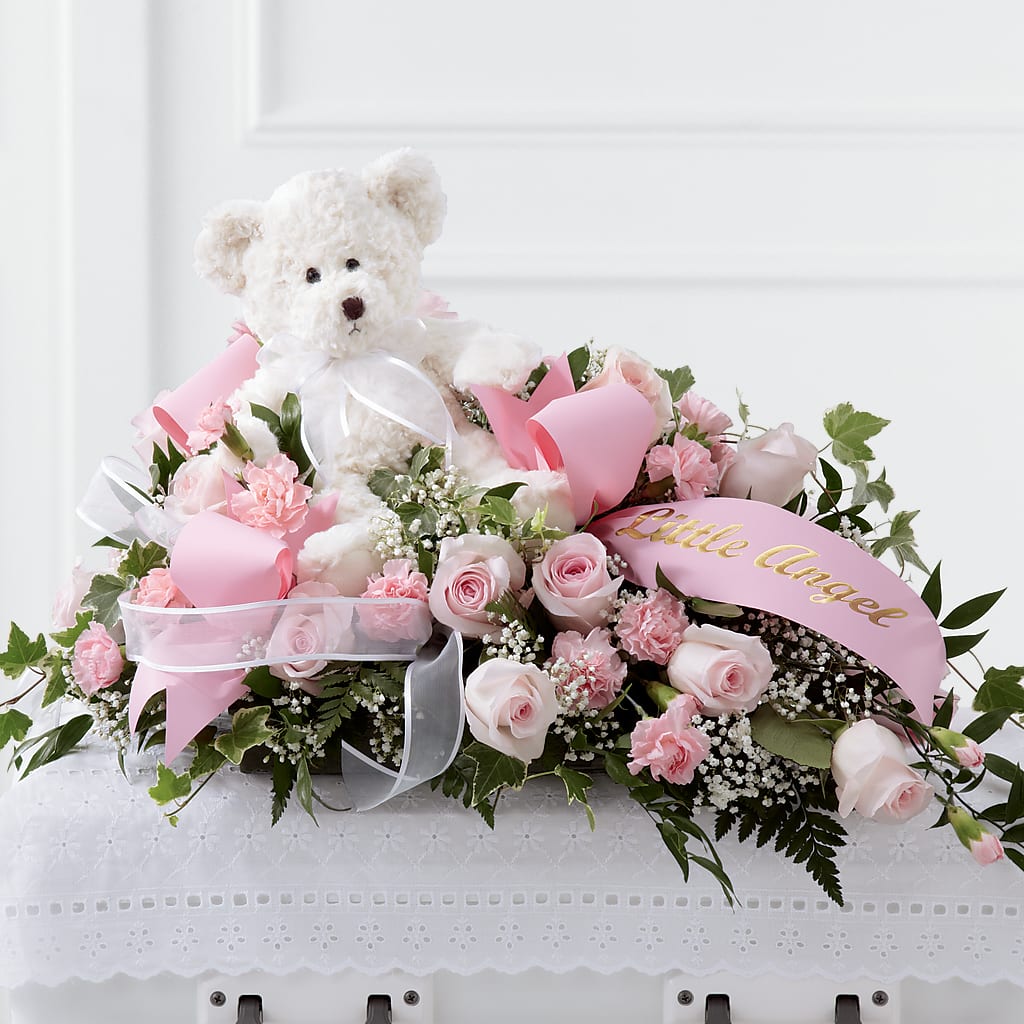 Touch of Sympathy Casket Spray – Genoveva Rodriguez Flower Shop, San Benito TX