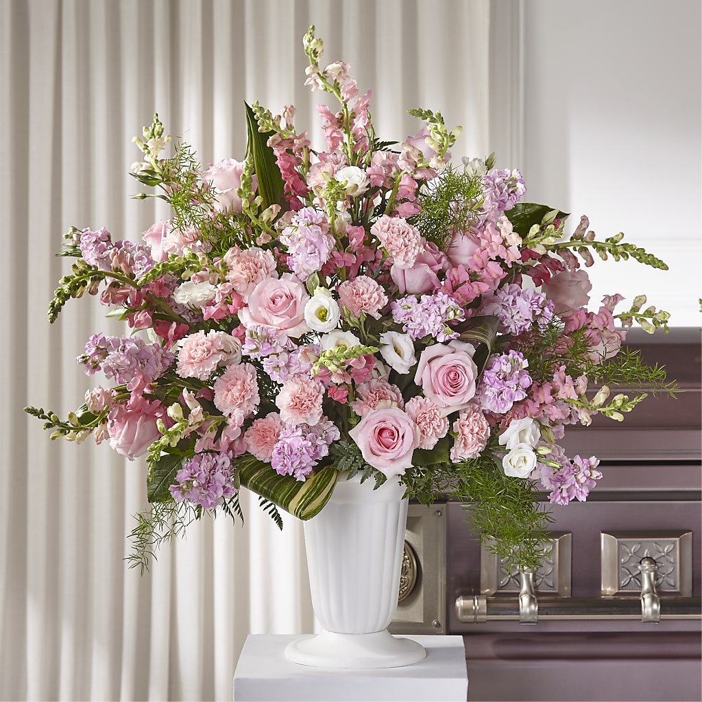 Divine Comfort Arrangement – Genoveva Rodriguez Flower Shop, San Benito TX
