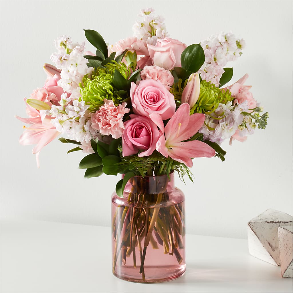 Pretty in Pink Bouquet – Genoveva Rodriguez Flower Shop, San Benito TX