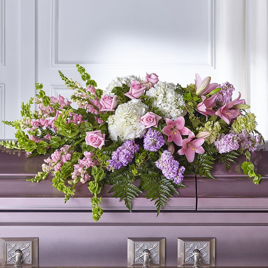 Life's Gratitude Casket Spray – Genoveva Rodriguez Flower Shop, San Benito TX