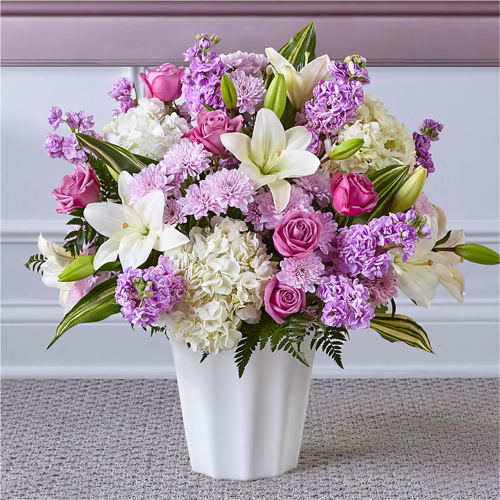 Heaven Sent Floor Basket – Genoveva Rodriguez Flower Shop, San Benito TX