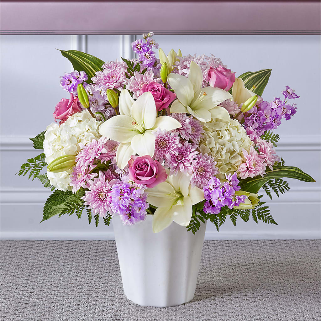 Heaven Sent Floor Basket – Genoveva Rodriguez Flower Shop, San Benito TX