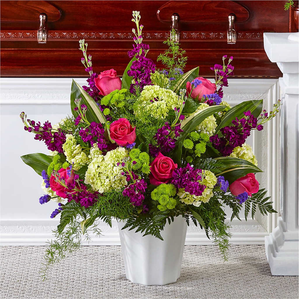 Beautiful Horizons Floor Basket – Genoveva Rodriguez Flower Shop, San Benito TX