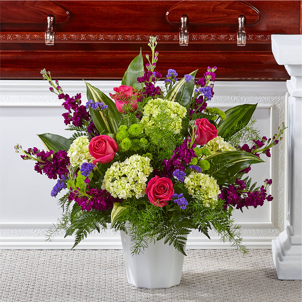 Beautiful Horizons Floor Basket – Genoveva Rodriguez Flower Shop, San Benito TX