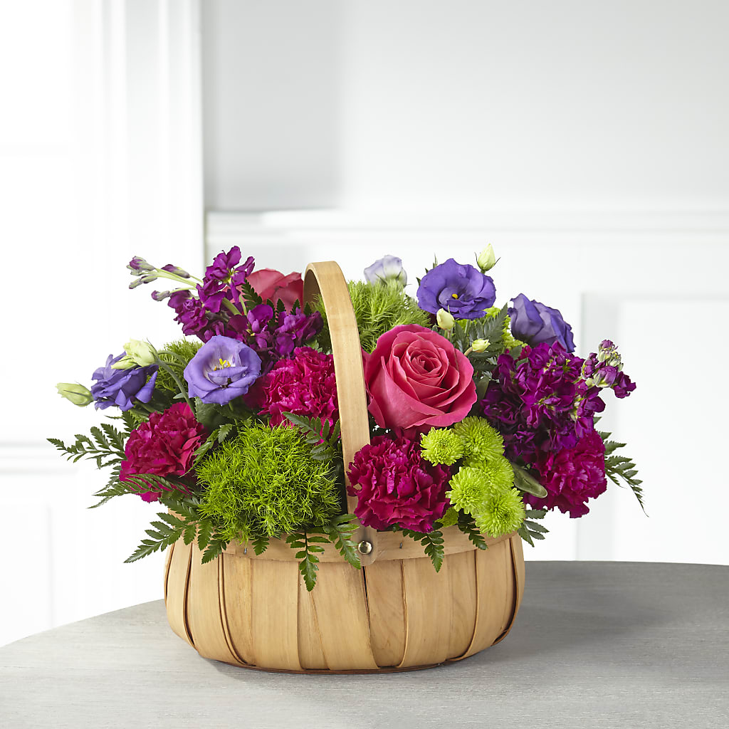 Serene Sanctuary Basket – Genoveva Rodriguez Flower Shop, San Benito TX