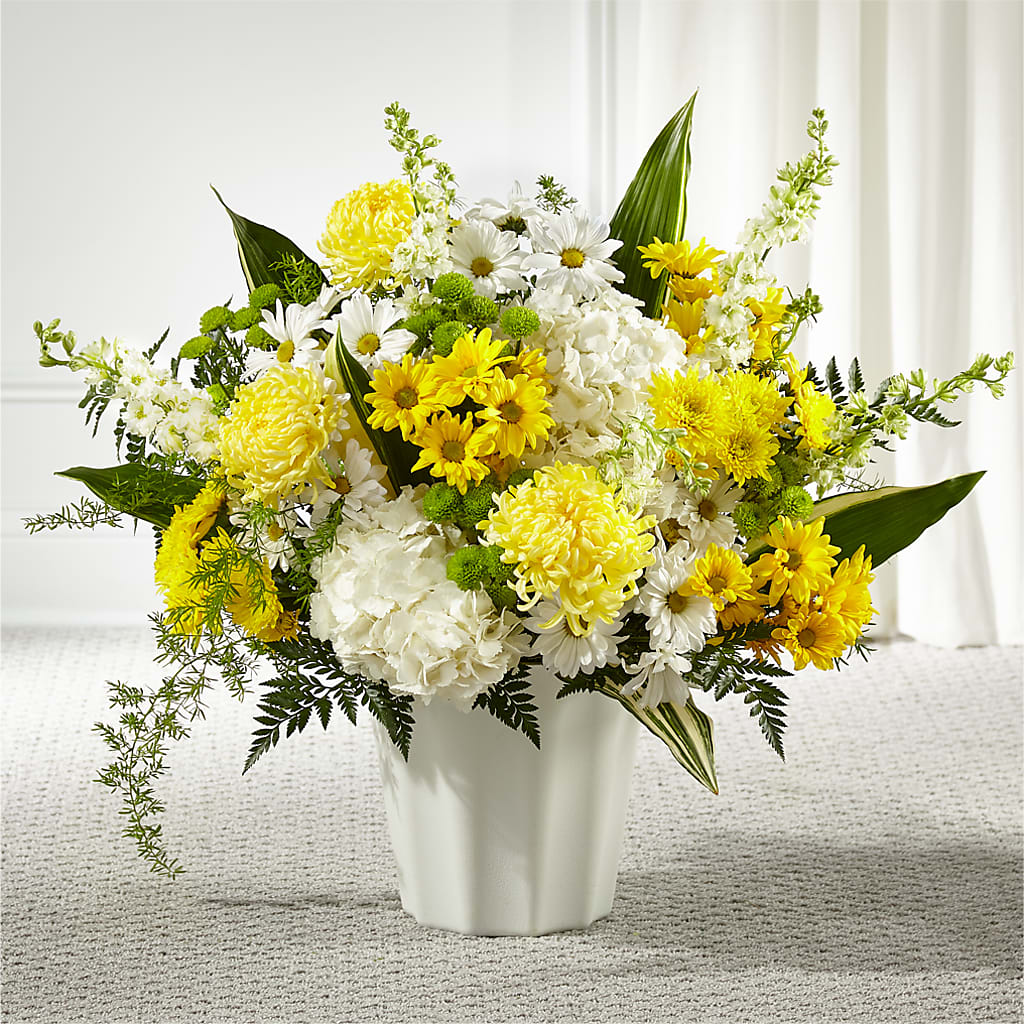 Unity & Grace Floor Basket – Genoveva Rodriguez Flower Shop, San Benito TX