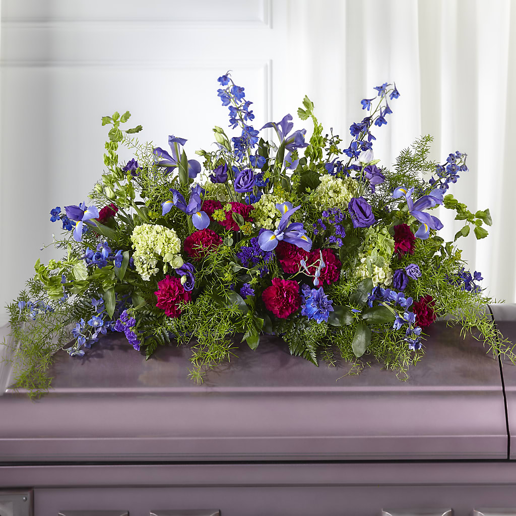 Always Treasured Casket Spray – Genoveva Rodriguez Flower Shop, San Benito TX