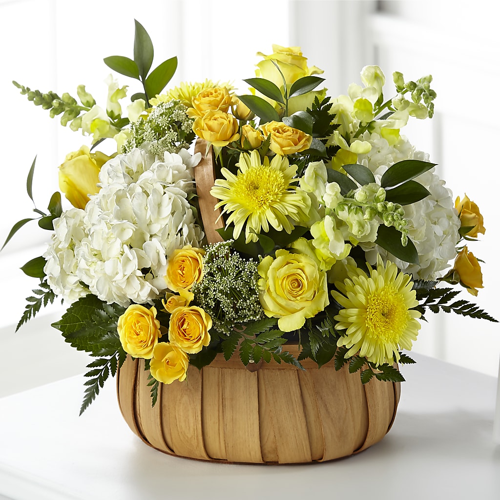 Rustic Remembrance Basket – Genoveva Rodriguez Flower Shop, San Benito TX