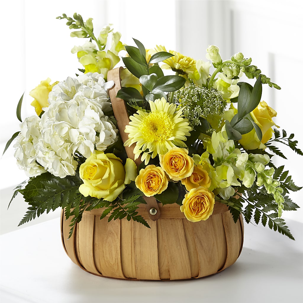Rustic Remembrance Basket – Genoveva Rodriguez Flower Shop, San Benito TX