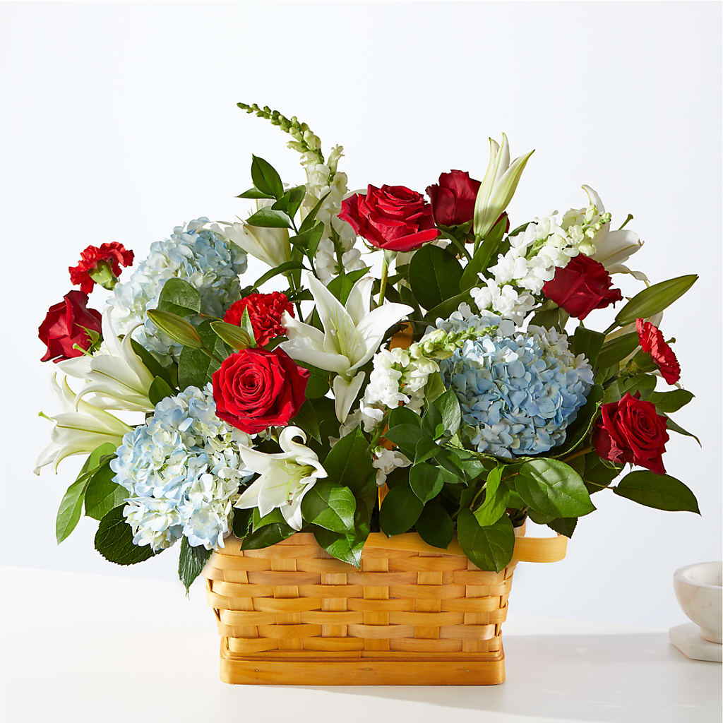 Greater Glory Basket – Genoveva Rodriguez Flower Shop, San Benito TX