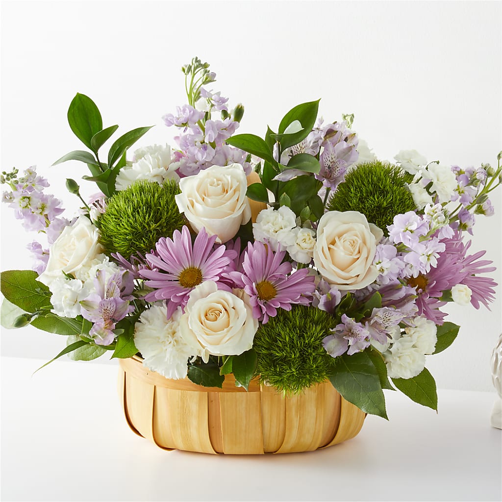Peace & Love Basket – Genoveva Rodriguez Flower Shop, San Benito TX