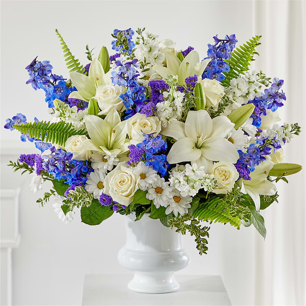 Expressions of Hope Urn Arrangement – Genoveva Rodriguez Flower Shop, San Benito TX