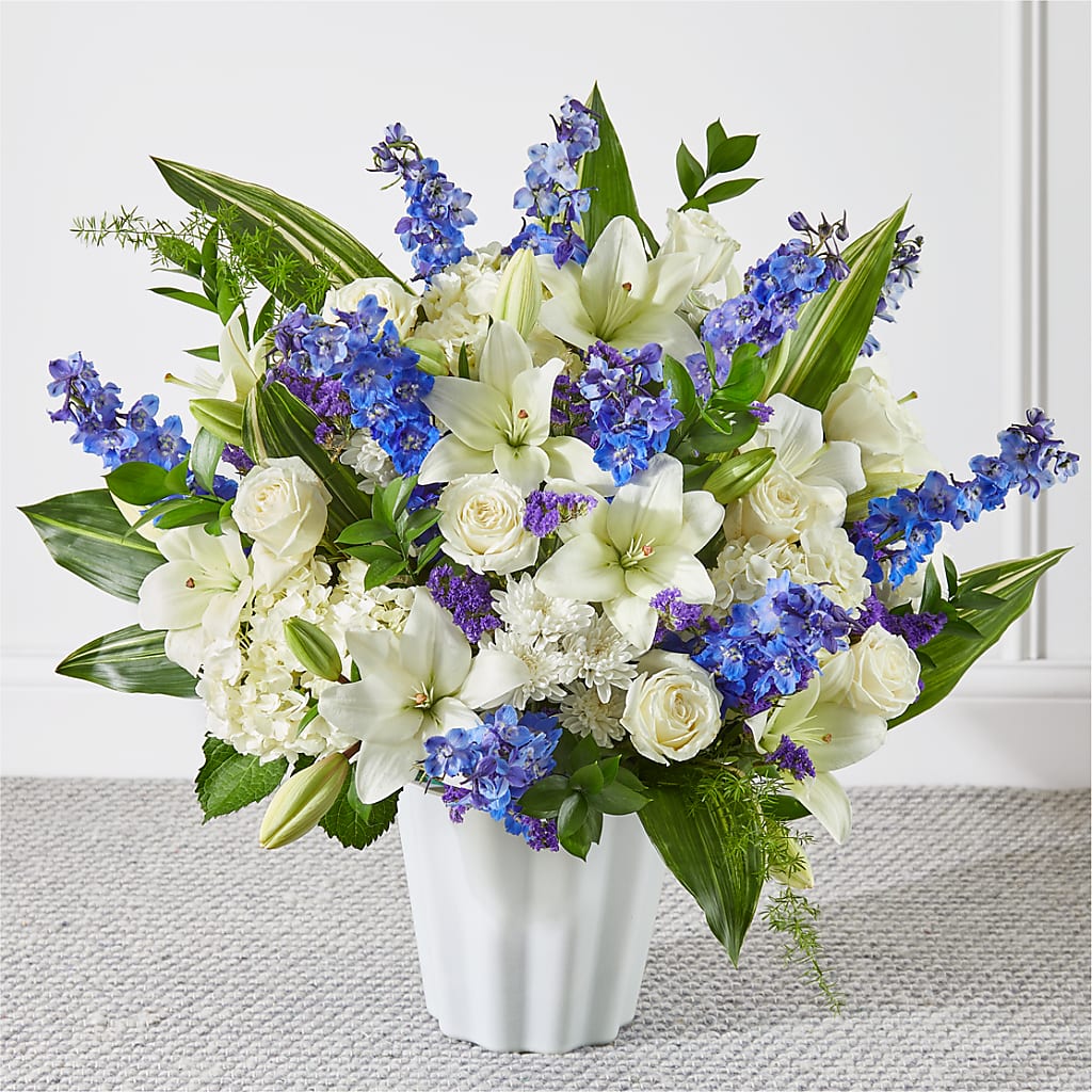 Take Comfort Floor Basket – Genoveva Rodriguez Flower Shop, San Benito TX