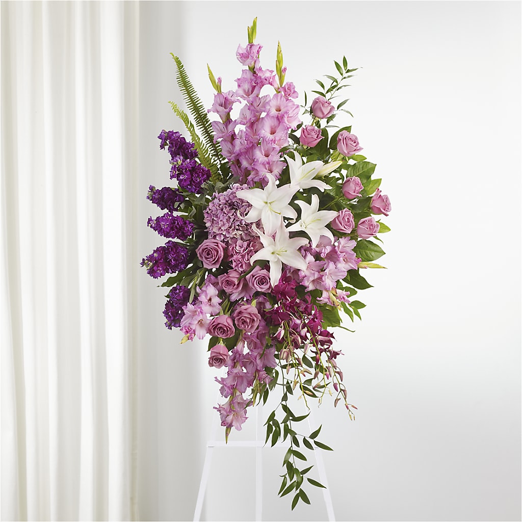 Never Alone Standing Spray – Genoveva Rodriguez Flower Shop, San Benito TX