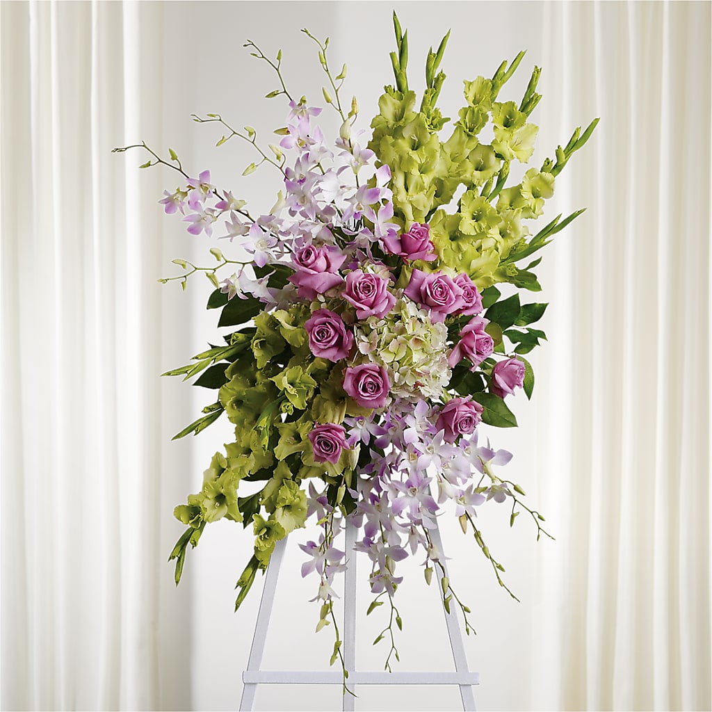 Lasting Legacy Standing Spray – Genoveva Rodriguez Flower Shop, San Benito TX