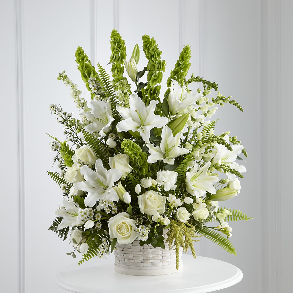 In Our Thoughts Arrangement – Genoveva Rodriguez Flower Shop, San Benito TX