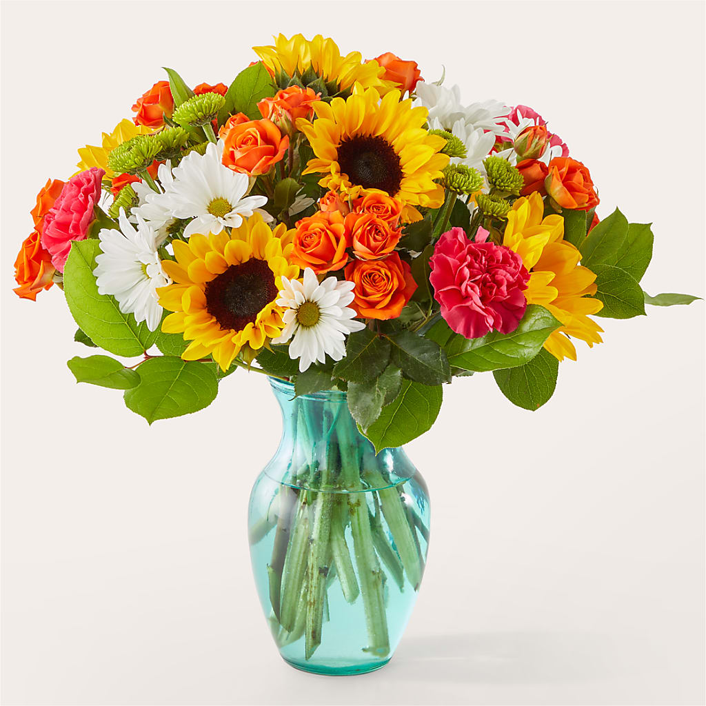 Sun-drenched Blooms Bouquet – Genoveva Rodriguez Flower Shop, San Benito TX
