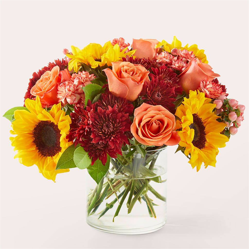 September Sunset Bouquet – Genoveva Rodriguez Flower Shop, San Benito TX