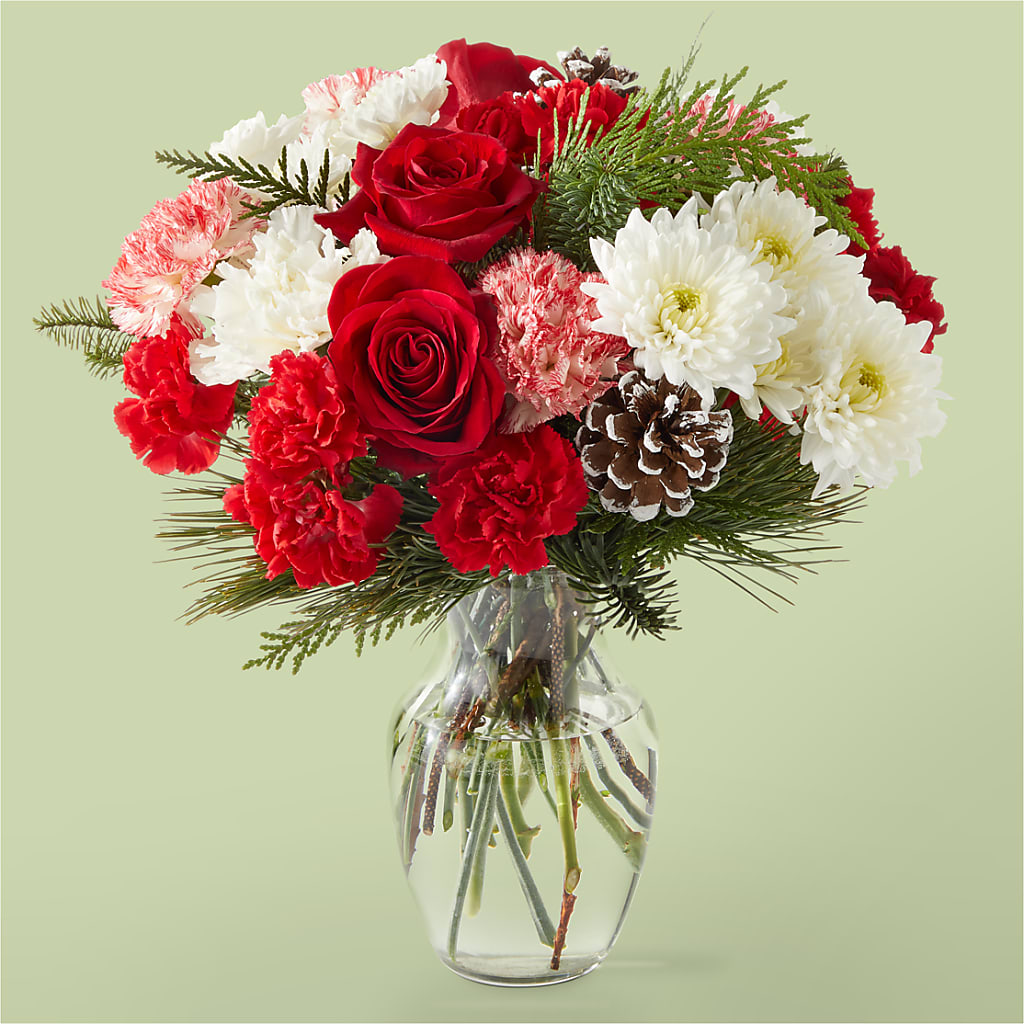 Candy Cane Lane Bouquet – Genoveva Rodriguez Flower Shop, San Benito TX