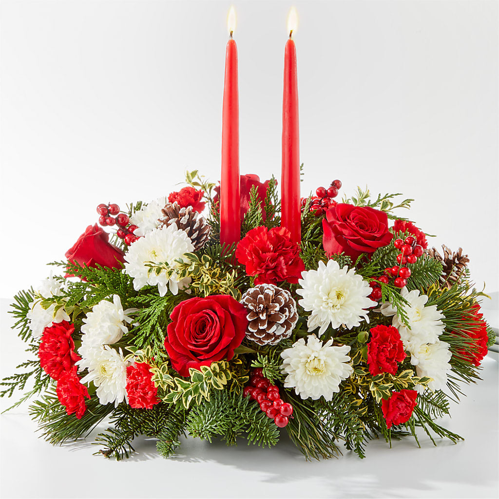 Holiday Soiree Centerpiece – Genoveva Rodriguez Flower Shop, San Benito TX