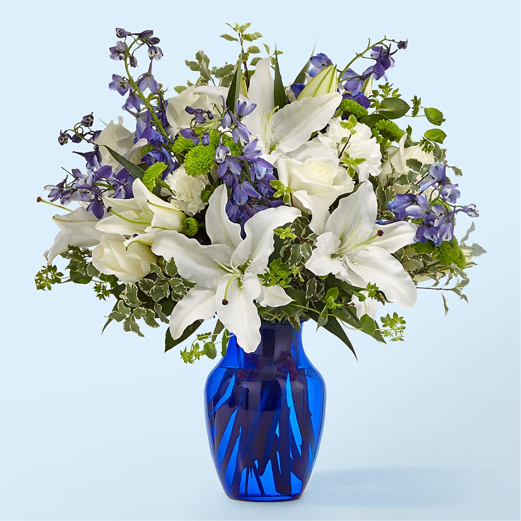 Santorini Bouquet – Genoveva Rodriguez Flower Shop, San Benito TX