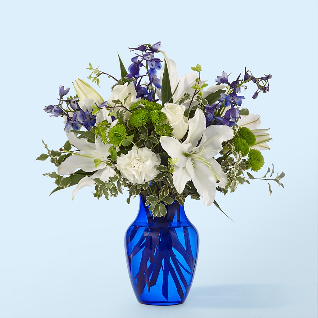 Santorini Bouquet – Genoveva Rodriguez Flower Shop, San Benito TX