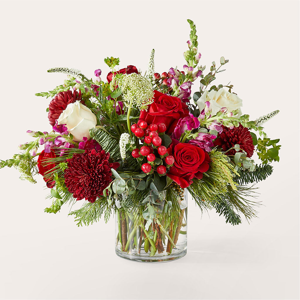 Cranberry Fizz Bouquet – Genoveva Rodriguez Flower Shop, San Benito TX