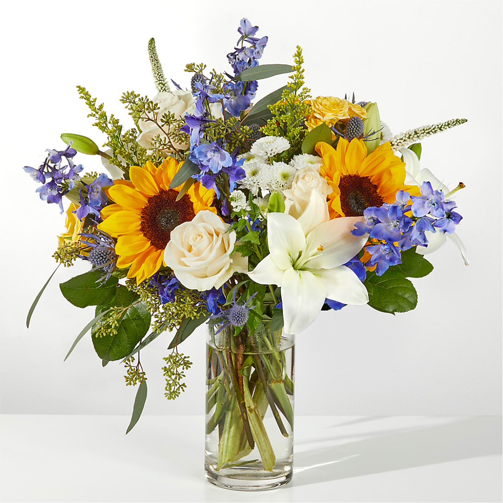 Wonderfully Sunny Bouquet – Genoveva Rodriguez Flower Shop, San Benito TX