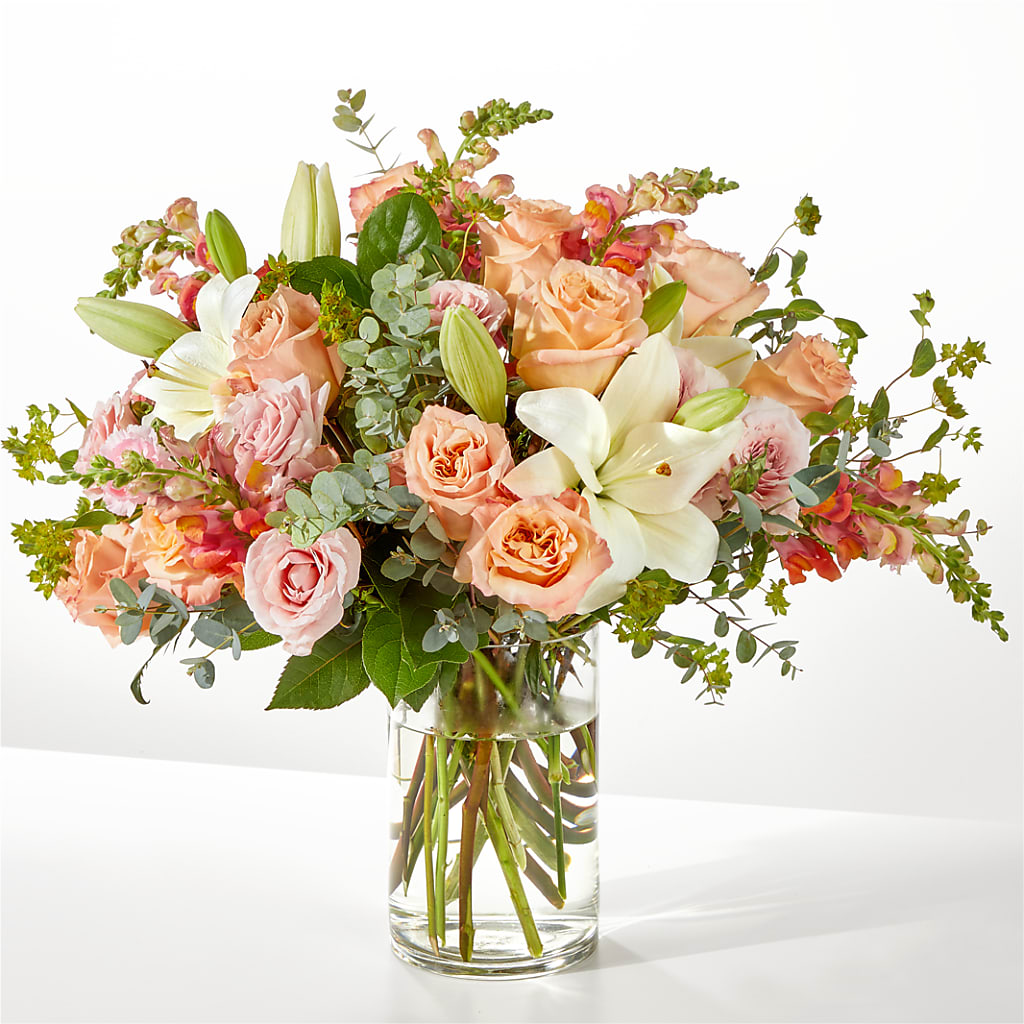 Grapefruit Splash Bouquet – Genoveva Rodriguez Flower Shop, San Benito TX