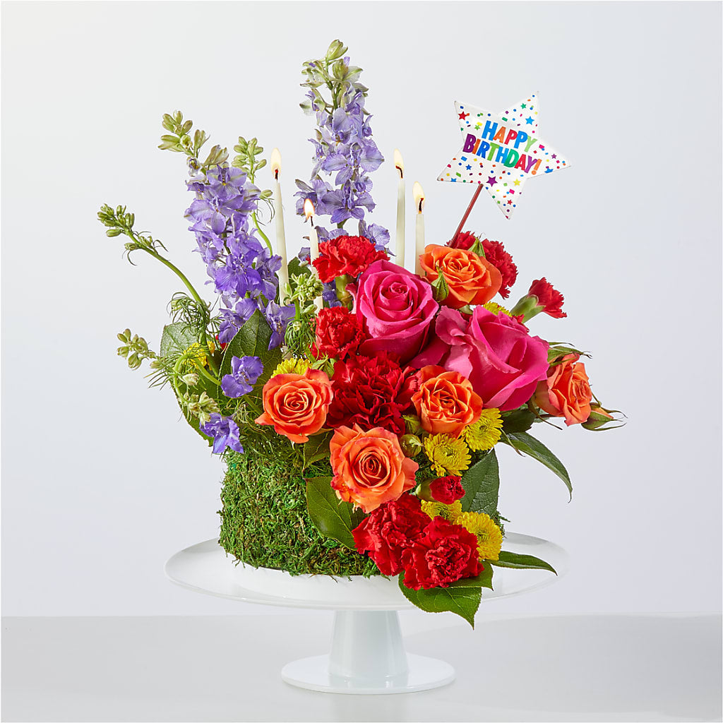 Best Year Yet Floral Cake – Genoveva Rodriguez Flower Shop, San Benito TX
