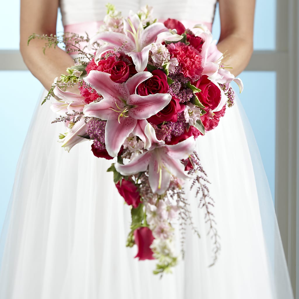 Lily & Rose Bouquet – Genoveva Rodriguez Flower Shop, San Benito TX