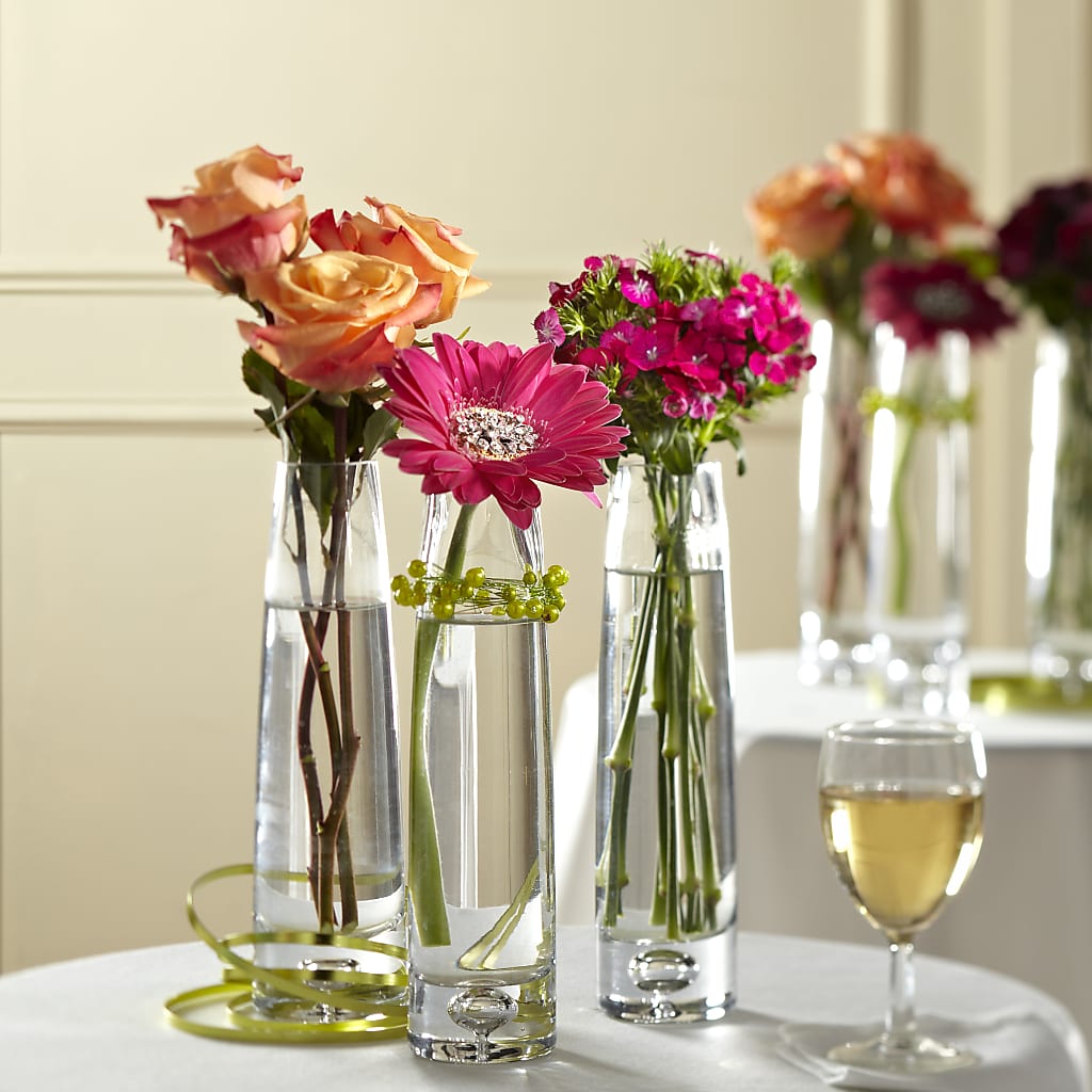 Sparkling Toast Centerpiece – Genoveva Rodriguez Flower Shop, San Benito TX