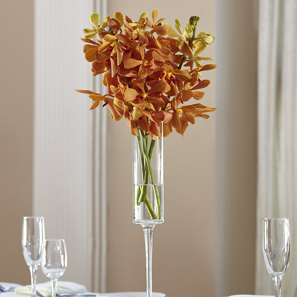 Orange Mokara Bouquet – Genoveva Rodriguez Flower Shop, San Benito TX