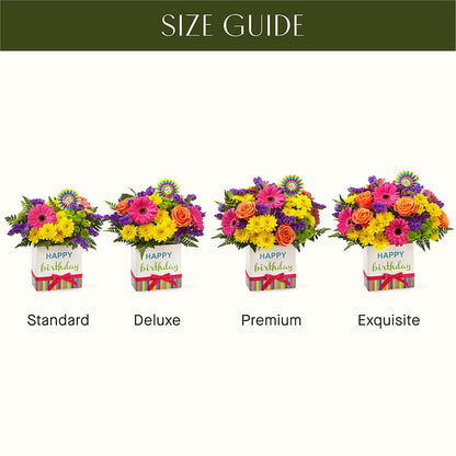 Birthday Brights Bouquet –  Genoveva Rodriguez Flower Shop, San Benito TX