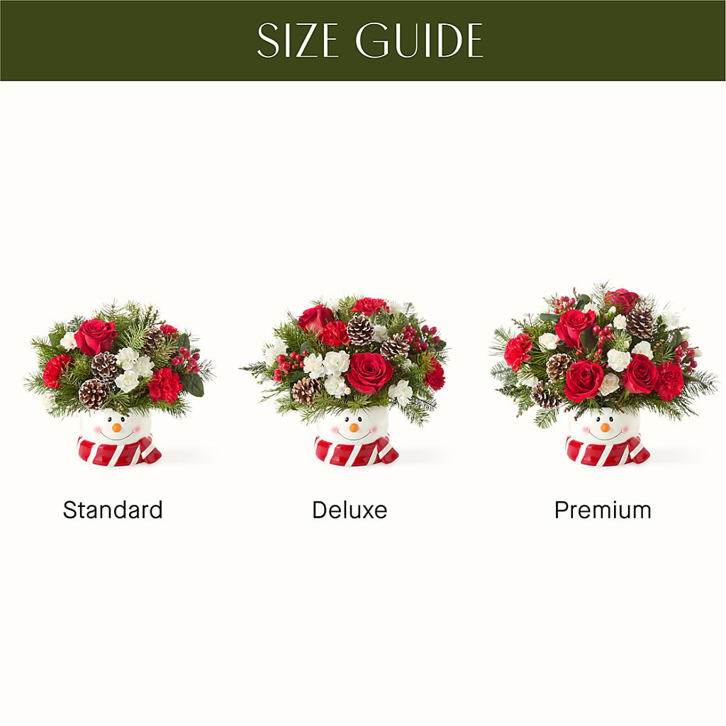 Jolly Snowman Bouquet –  Genoveva Rodriguez Flower Shop, San Benito TX